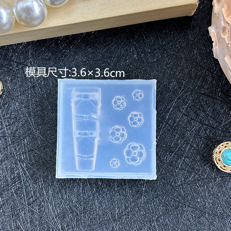 卡通微缩甜品园水果乐园DIY果汁杯美甲装饰高透模具DIY雕花胶模|undefined