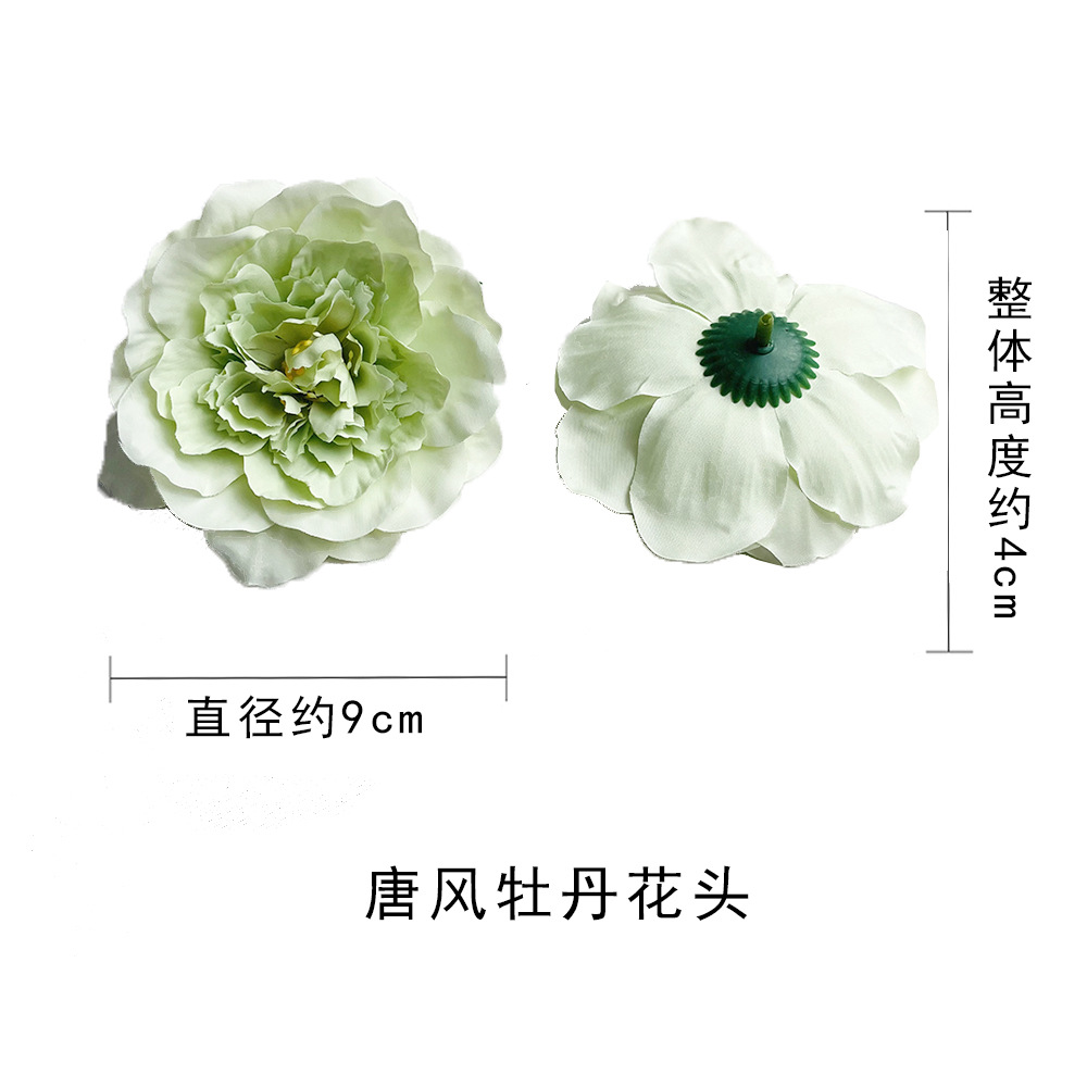 Simulación de flores de peonía estilo Tang estilo europeo Han vestido de boda decor de flores de pinzas estilo antiguo tocado camellia accesorios de fotografía diy