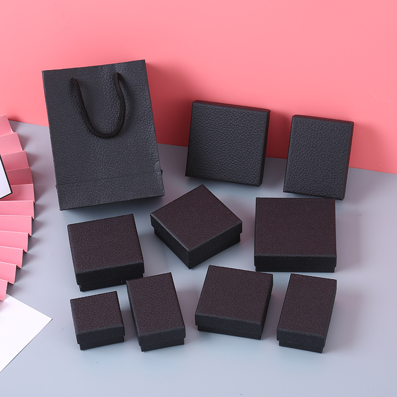 Fashion Solid Color Paper Jewelry Boxes