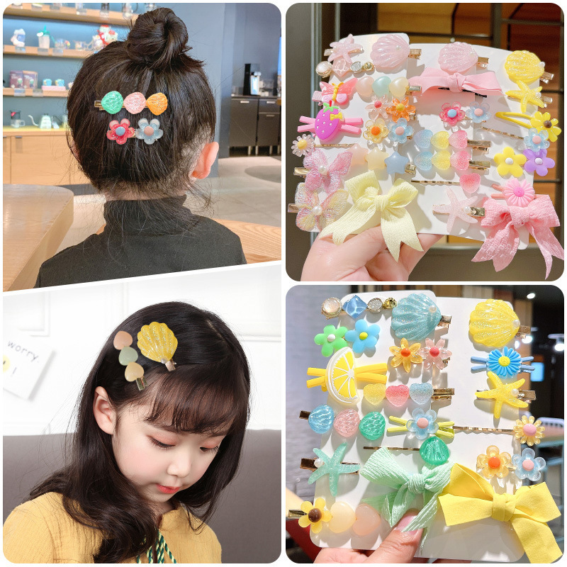 50g Weight Hair Clip Hair Accessories Type 1 Set Quantity Holiday, Daily Occasion Plastic Material Flower, Bow Knot Pattern All Seasons Season Girl'S Gender Cute, Simple Style Style Cute Simple Style Girl'S Flower Bow Knot Plastic Hair Clip 5