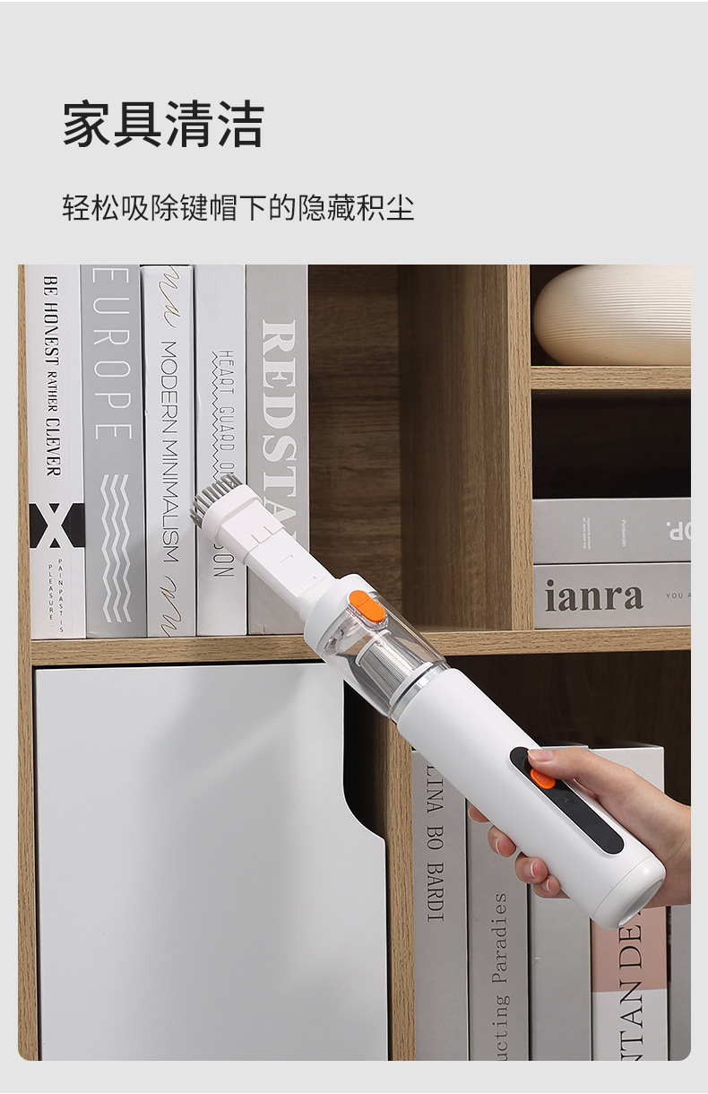 Cross-border car vacuum cleaner with super powerful suction, handheld small vacuum cleaner for cars, household vacuum and blower combo, wholesale