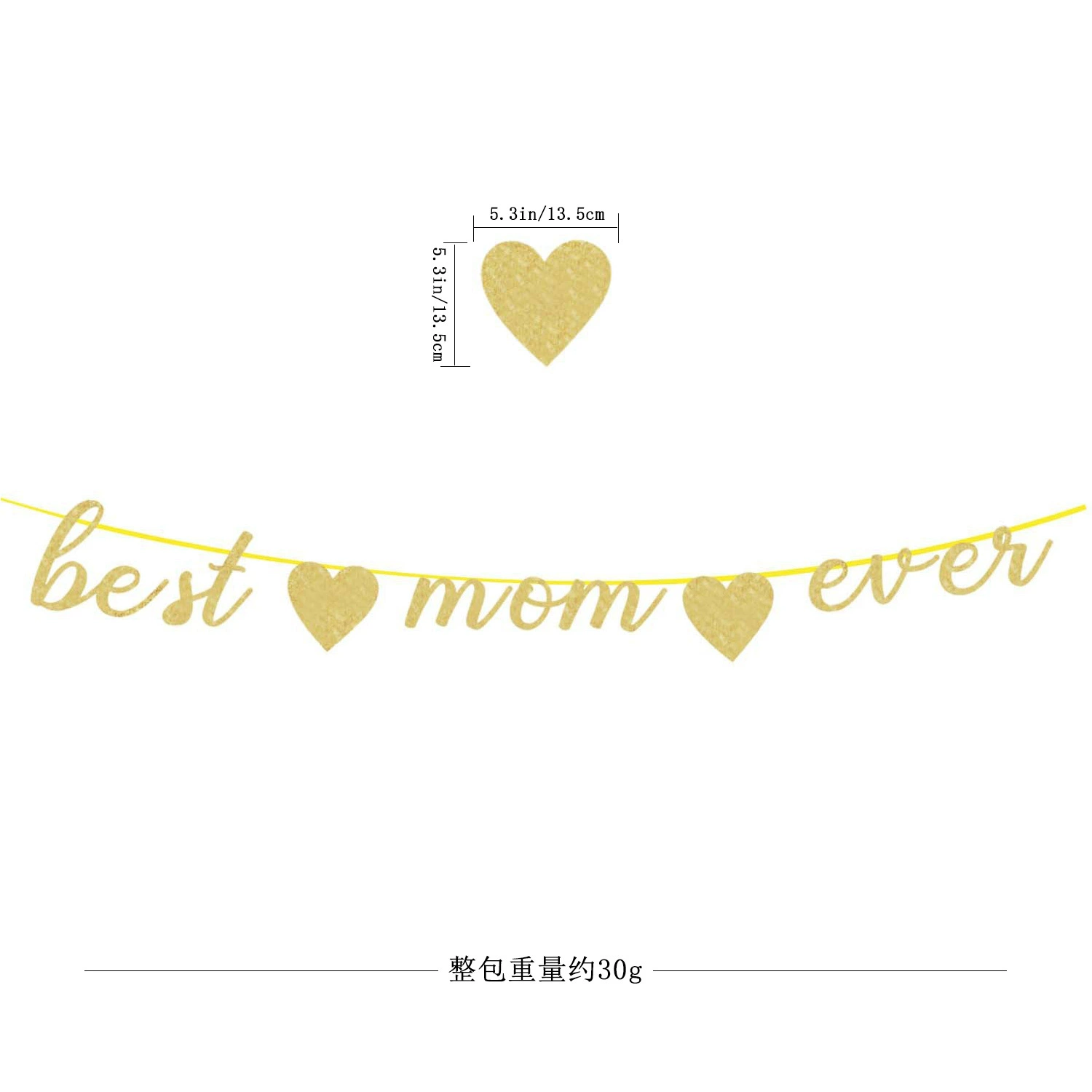 Набор праздничной декорации к Дню матери, баннер “Best Mom Ever”, спирали, топперы для торта и наборы для шаров