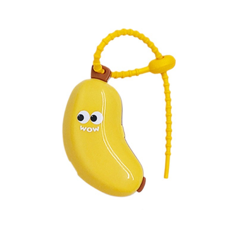 Funda protectora de cabezal de cepillo de dientes transfronterizo, caja de pasta de dientes, almacenamiento de cepillo de dientes portátil de plátano, cubierta antipolvo, cubierta eléctrica de cepillo de dientes de viaje