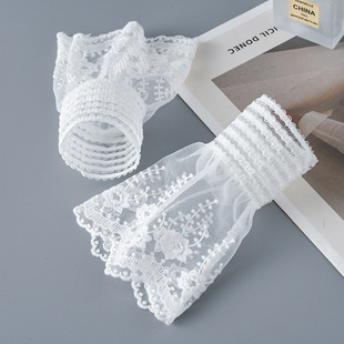 Decorative cuffs white fake sleeves