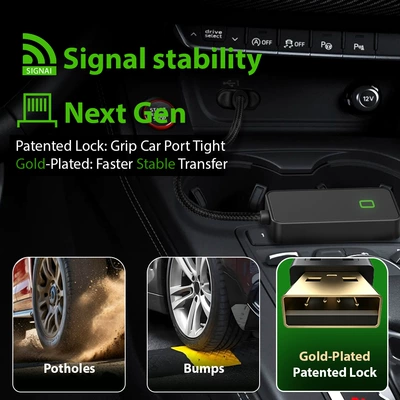 Auto Adapter for Car-Machine: Simsiz CarPlay və Android Auto