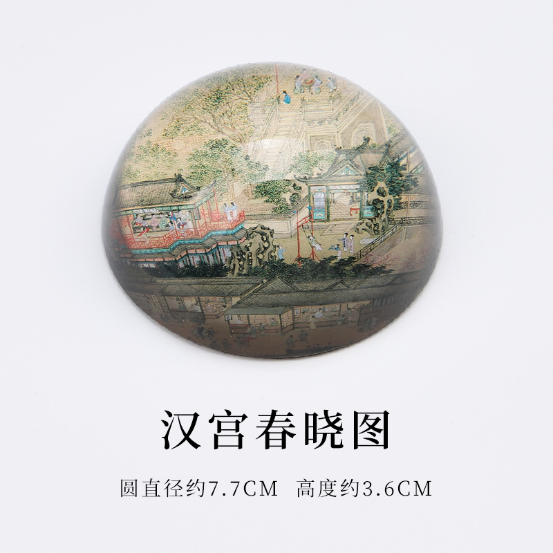 라운드 크리스탈 문진-hangong Chunxiao 지도