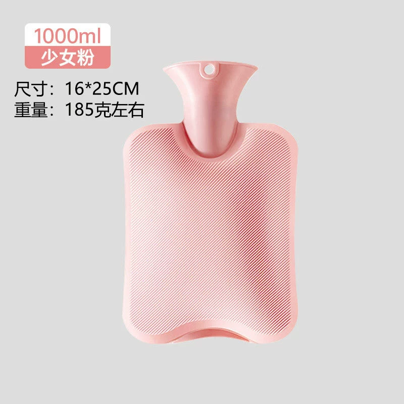 Plush keep warm water container, capacious hand warmer PVC