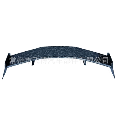 Fixed wind wing Tail Sedan GT Carbon - punched-low-bracket-forged-texture-black-tail-wing-plastic-bracket