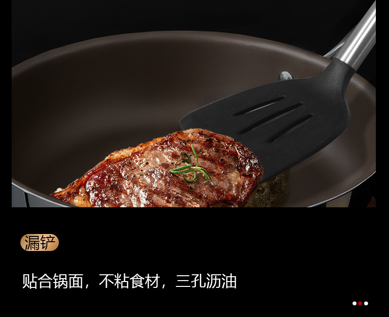 Silikon spatula ve kaşık 15 parçalı set paslanmaz çelik silikon spatula yapışmaz tava silikon spatula ev silikon mutfak eşyaları toptan