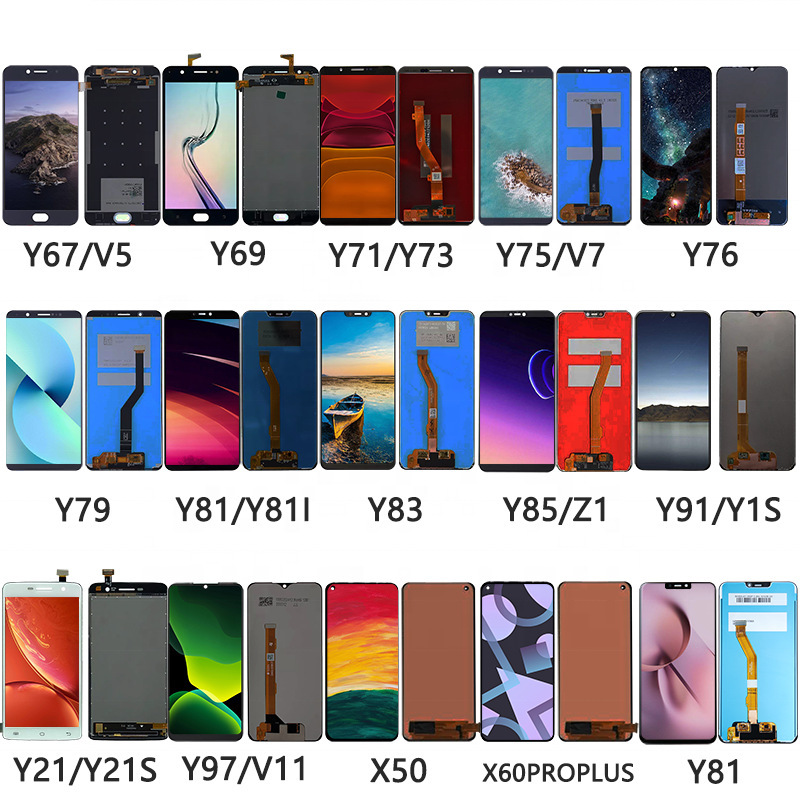 Comercio exterior mayorista aplicable a Vivo Y21 / Y22 / Y35 / Y51 / Y12S conjunto de pantalla de teléfono LCD