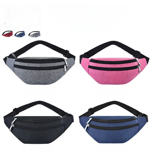 New Style Men's Korean-Style Waist Bag Wholesale Multi-Purpose Fashion Mobile Phone Shoulder Chest Bag Outdoor Sports Running Crossbody Bag for Women