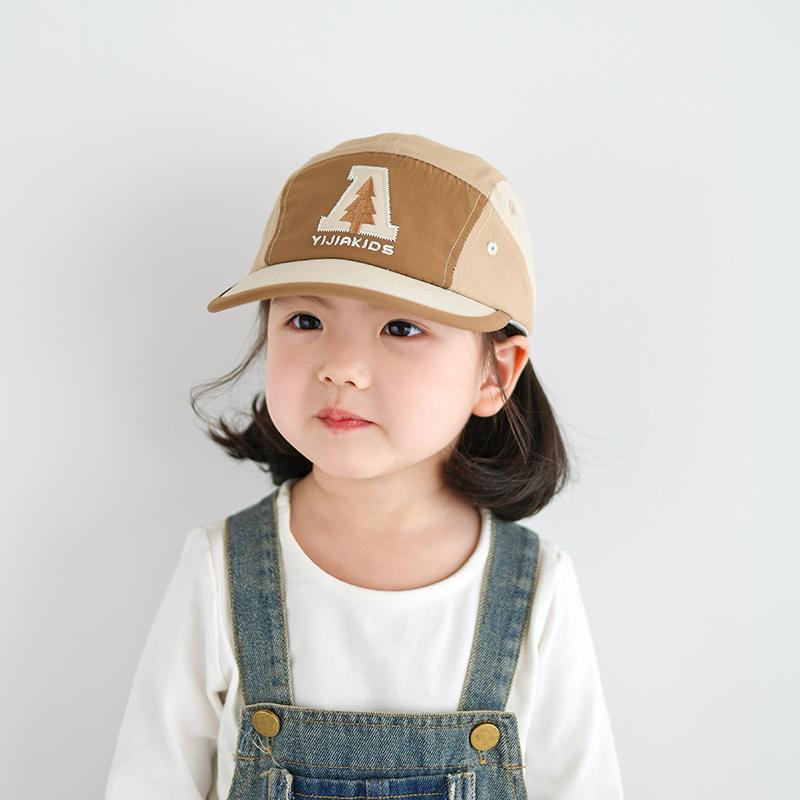 letras de moda coreana para niños primavera y verano sombrero de lengua de pato para bebés de sexo masculino y femenino sombrero de béisbol de sombrero de sombra universal