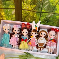 Dress-Up Doll Toy Girl Princess Gift Box Set Christmas Birthday Gift Pretend Play Big Set Doll