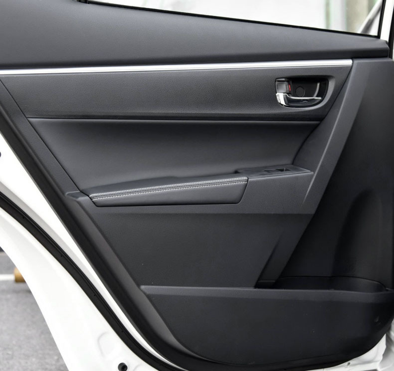 14-18 Lei Ling New Corolla Door Panel Bag Leather Cover Double-hold Door Armrest Wrapping Leather Armrest Leather Cover Renovation