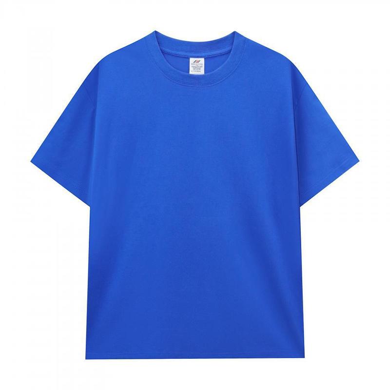 純綿重ポンドtシャツ240g男女ゆるい新疆綿丸襟カップルのシャツの上着の純色の日本半袖t|undefined