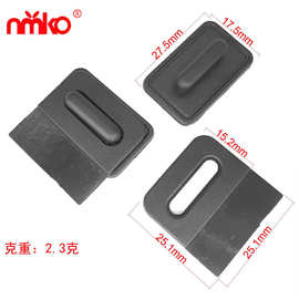 厂家现软胶TPU方形对扣冲锋衣领子按扣车缝服装公母扣塑料软胶扣