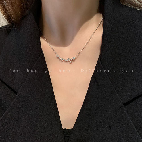 Titanium steel necklace accessories for women, versatile, non-fading, lightweight luxury, niche design, lockchain, cool style, pearl necklace, wholesale