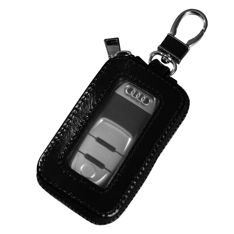 Nueva caja de la llave del coche de la ventana del espejo llavero de negocios de alto aspecto de las mujeres pequeño caso de llave del coche universal portátil de los hombres