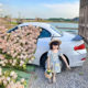 French Mother and Dresses dress 2025 Summer New Family of Three Parent-child Dress Holiday Style Summer Dress Floral Dress