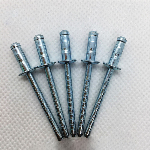 Good single-drum iron round head blind rivets, high-strength structural carbon steel single-strand rivets, free sample direct sales