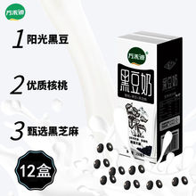黑豆奶250整箱核桃黑芝麻黑豆復合植物蛋白早餐奶
