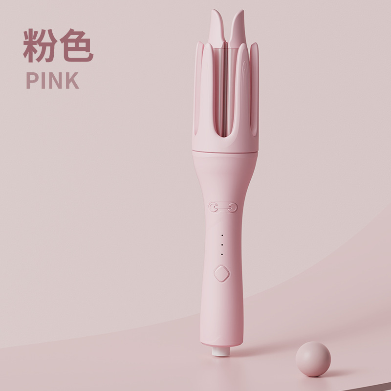 メーカー直送 ヘアアイロン ビッグウェーブ 全自動ヘアアイロン 電動回転 韓国風 レイジーヘア エッグロールワンド|undefined