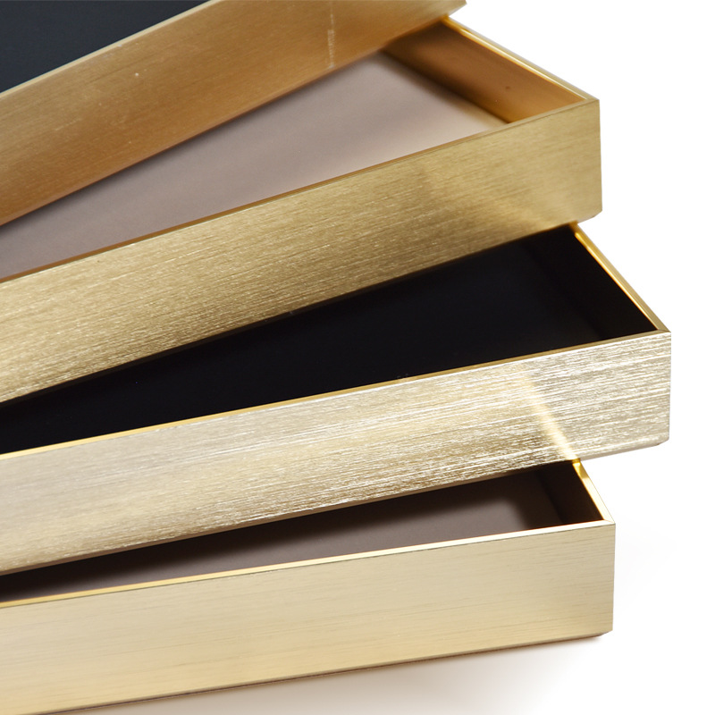 Jewelry Display Tray Metal Eyeglass Storage Jewelry Show Plate Ring Earring Accessory Tray Luxury Display Prop