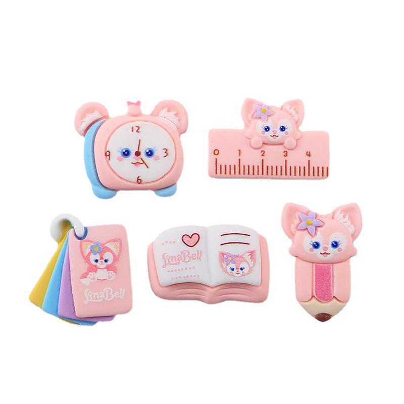 Dibujos animados beibei papelería serie resina accesorios DIY crema pegamento teléfono caso hecho en casa headwear horquilla material al por mayor