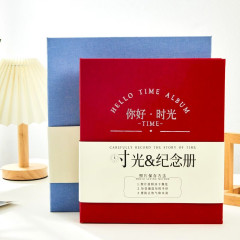 フォトアルバム自己粘着手作り diy 収納アルバム大容量ラミネートフォトアルバム記念アルバムカップル家族フォトアルバム