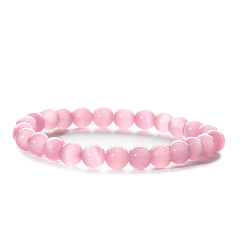 Directo de fábrica de piedra natural de pino blanco pulsera de cuentas azul turquesa pulsera acabada multi-color pulsera al por mayor de los hombres y las mujeres