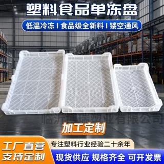 加工定制长方形速冻筐冷库专用果蔬晾晒托盘食品级塑料食品单冻盘