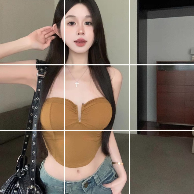 카키색(가슴 패드 포함)