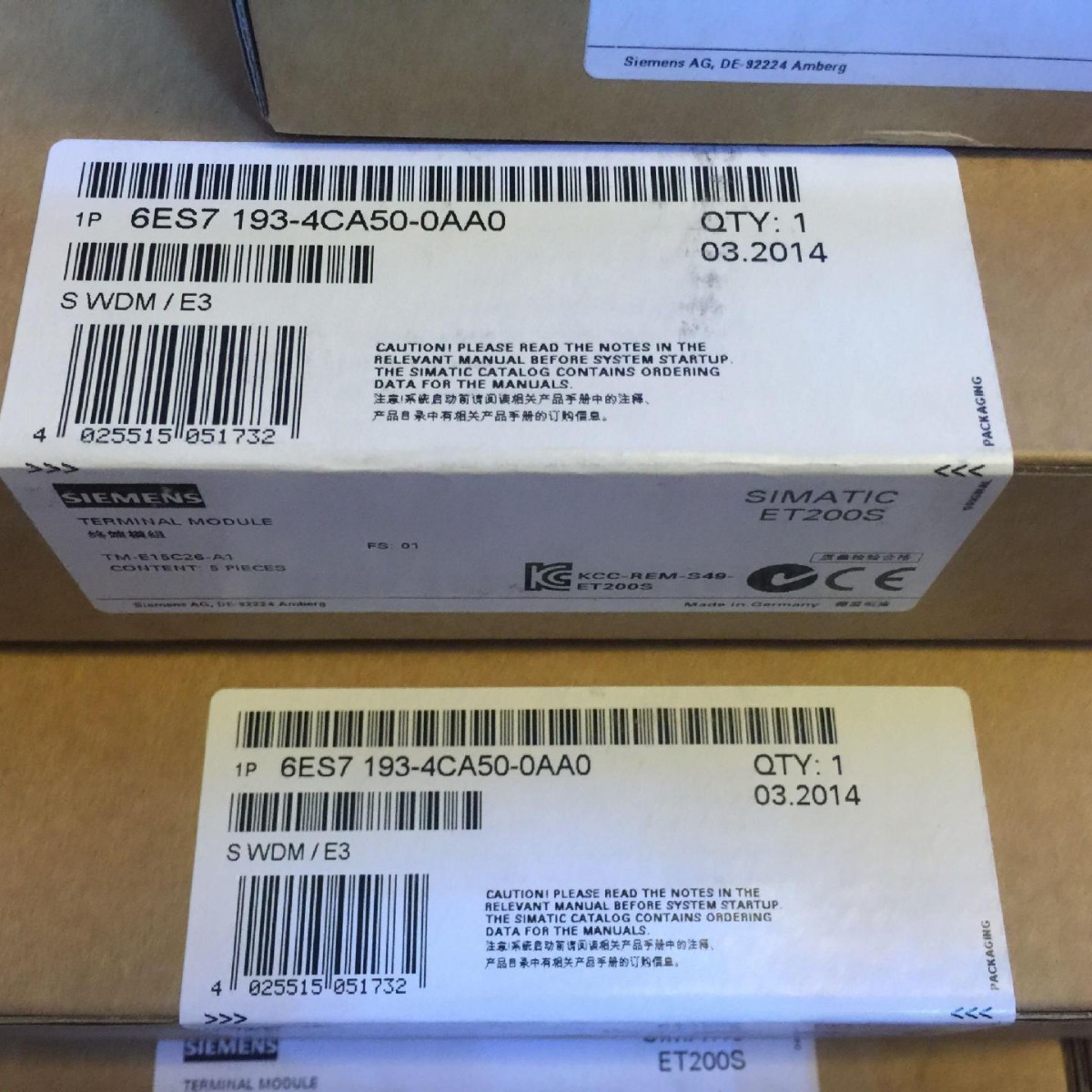 �¹�ԭװ6ES7193-4CA50-0AA0������ET200S�ն�ģ��TM-E15C26-A1