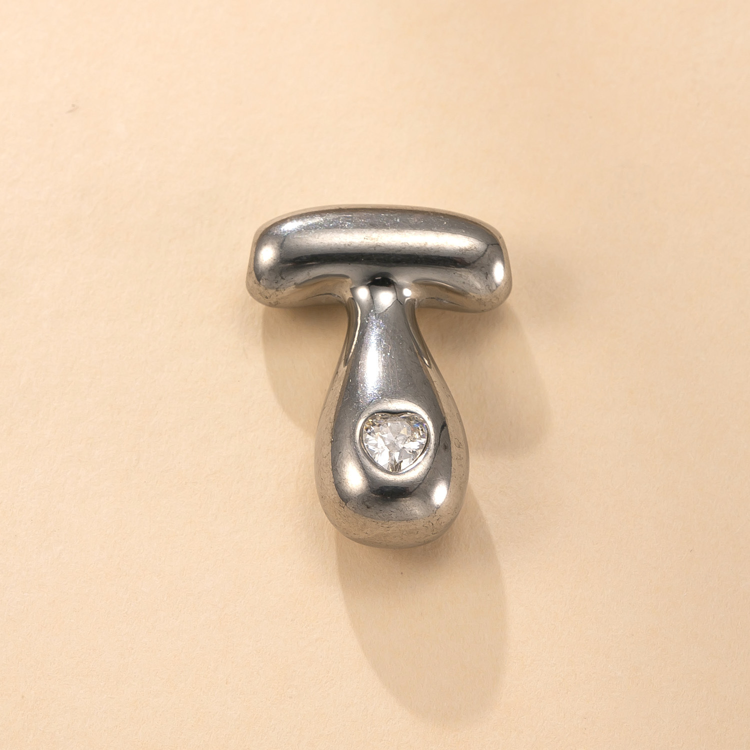 Colgante único transfronterizo de joyería de acero inoxidable fundición con incrustaciones de diamantes de color 26 letras accesorios de collar moda simple pulsera briy