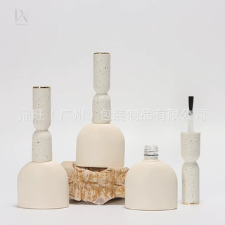 厂家直发15ml甲油胶空瓶子 喷涂甲油胶玻璃空瓶 可定制颜色LOGO
