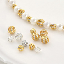 14k�����ɫ�Ƕ�ʯ�U�����������diy���������ɢ�����