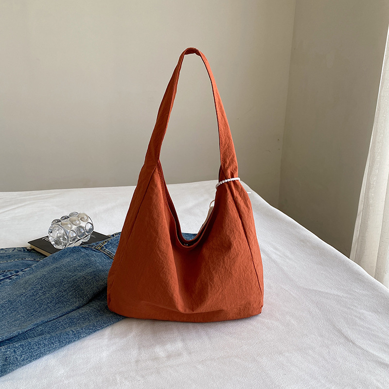 Bolsa de lona coreana ins2024 verano nueva moda ocio bolso de hombro para estudiantes universitarios