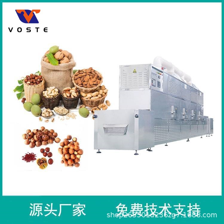 广州核桃开心果烘干杀菌设备 自动化坚果类干燥杀虫卵设备