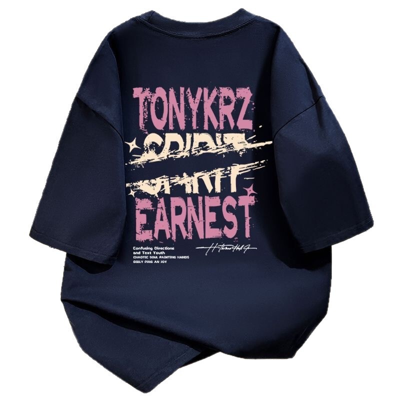 露店半袖TシャツレディースT直販卸売日本と韓国の夏大きいサイズゆったり万能レディースTシャツボトリングシャツトレンディブランド|undefined