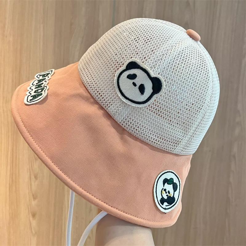 Sombrero de bebé, sombrero de visera de malla transpirable de verano, sombrero para el sol de aleros grandes para bebés, sombrero para el sol para niños lindos