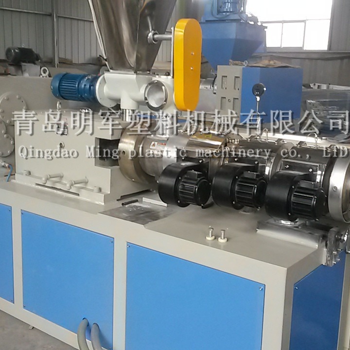 双螺杆塑料挤出机 SJ51锥形双螺杆 平行双螺杆管材 型材挤出机