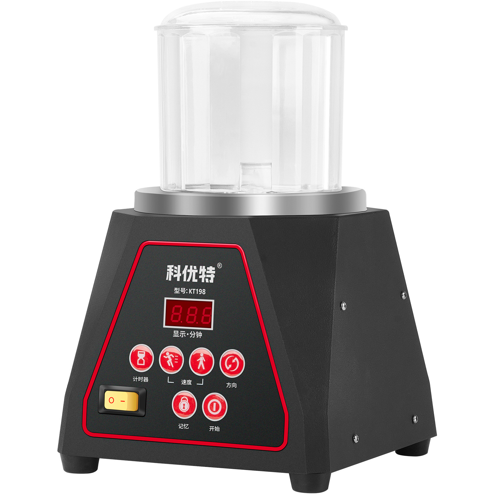 KT-198磁力抛光机 可正反转定时调试款研磨机 不锈钢去毛刺