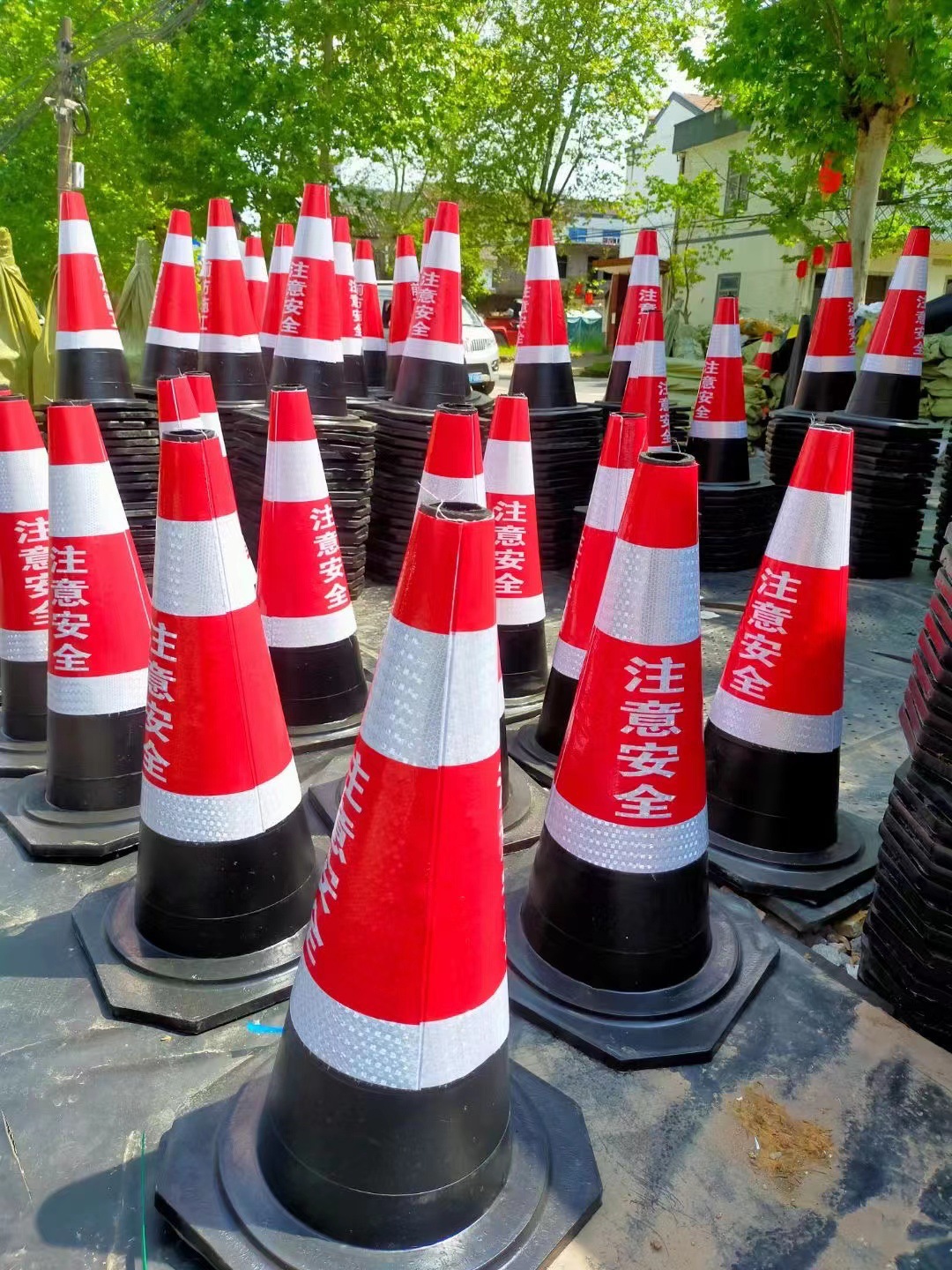 橡胶路锥反光锥禁止停详情图02
