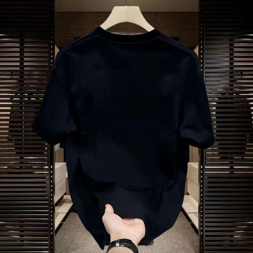 2025 new blockbuster fashion brand American T-shirt men's summer design printed short-sleeved casual sports all-match
