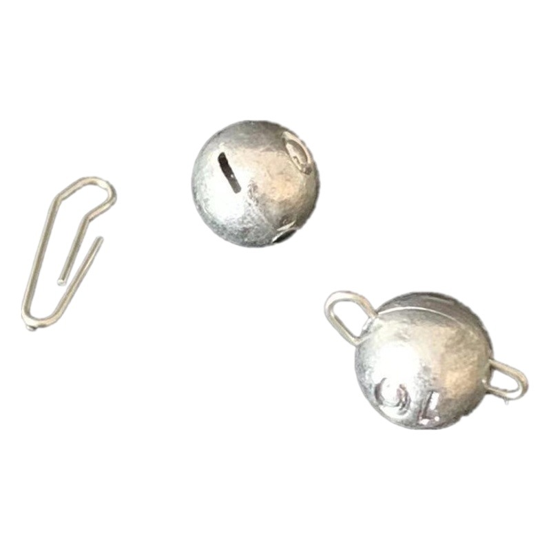 Nuevo luya plomo colgante redondo aguja plomo colgante pesca engranaje 4G 6G 8g pesca luya plomo colgante lote