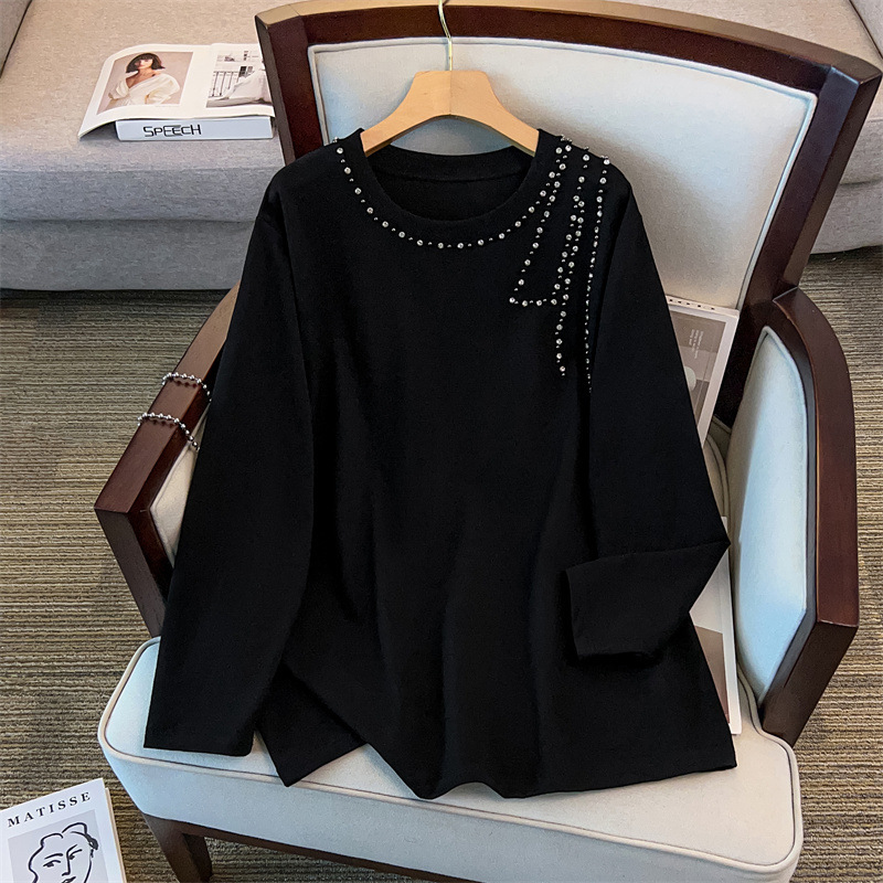 200/350 plus size 150kg loose-fitting autumn and winter sweatshirt chest size/150/160/170-1138