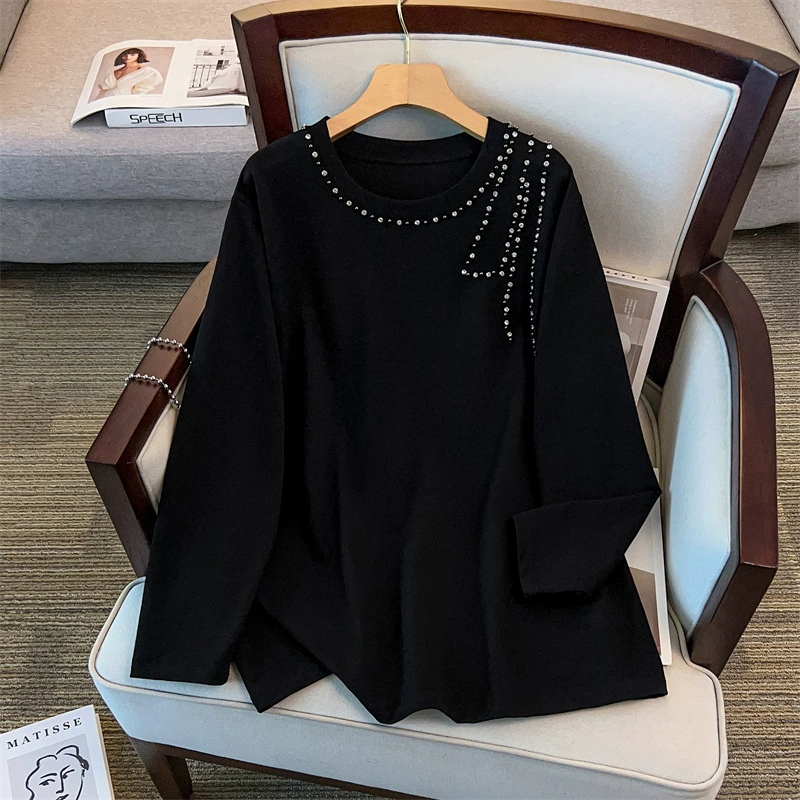 200/350 plus size plus size 300 pounds loose autumn and winter sweatshirt bust/150/160/170-1138