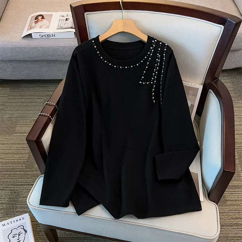 200/350 plus size plus size 300 pounds loose autumn and winter sweatshirt bust/150/160/170-1138