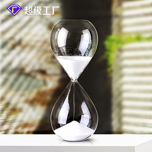 Factory Direct Sales Wholesale Hourglass Timer Transparent Glass 5/10/30 Minutes/60 Minutes Hourglass