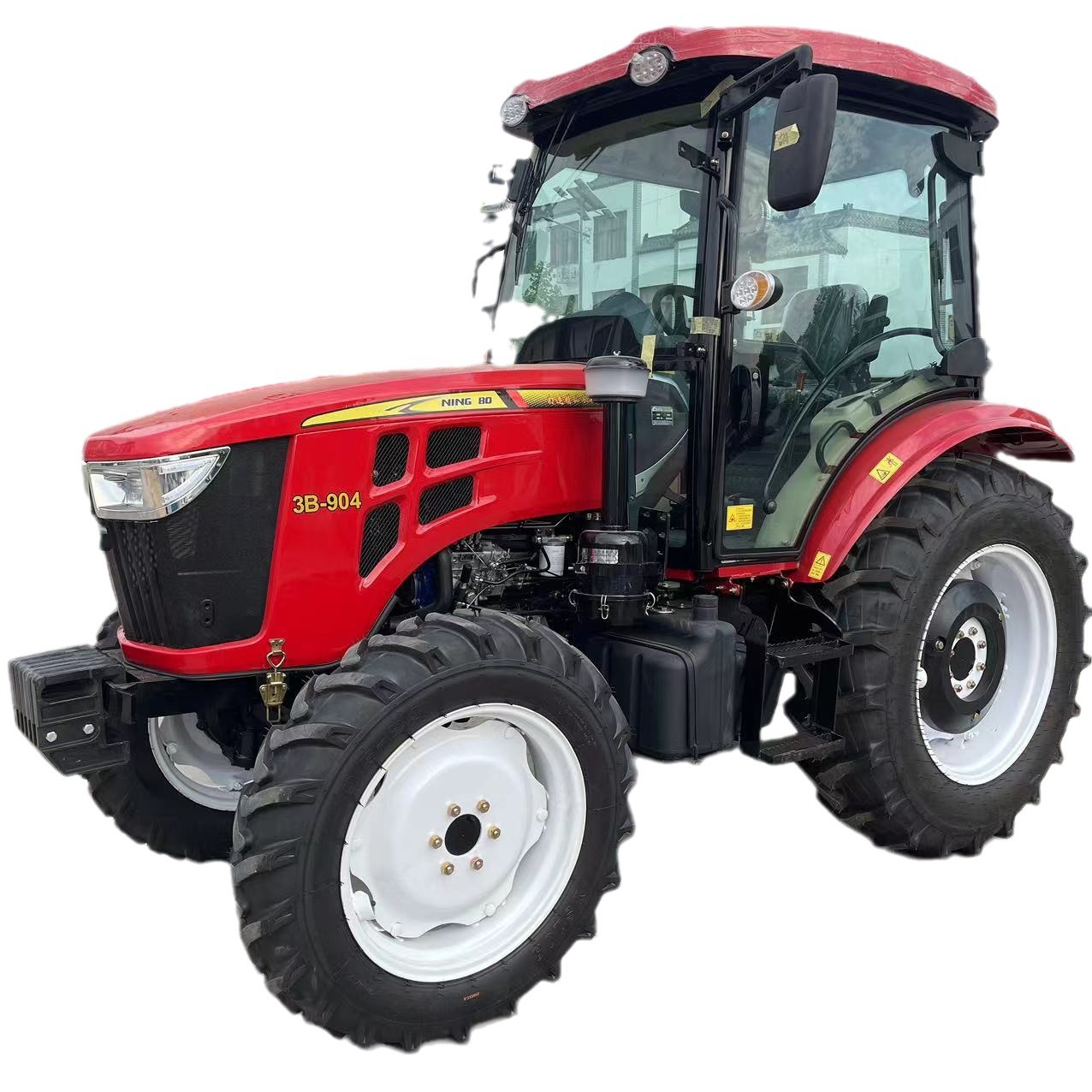 904/1004四驱轮式大马力拖拉机 空调驾驶室东方红旋耕犁地机